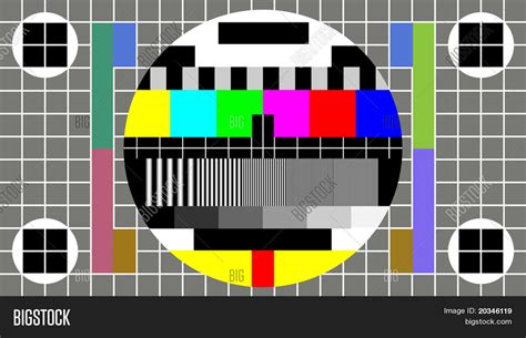 Test Pattern Wide Screen Tv Image And Photo Bigstock