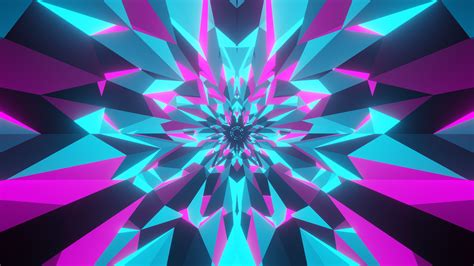 8k uhd tv 16:9 ultra high definition 2160p 1440p 1080p 900p 720p ; Artistic Pink And Blue Tunnel Kaleidoscope 4K 5K HD ...