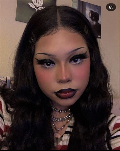 Lilspooky101 On Ig Alt Makeup Edgy Makeup Black Girl Makeup