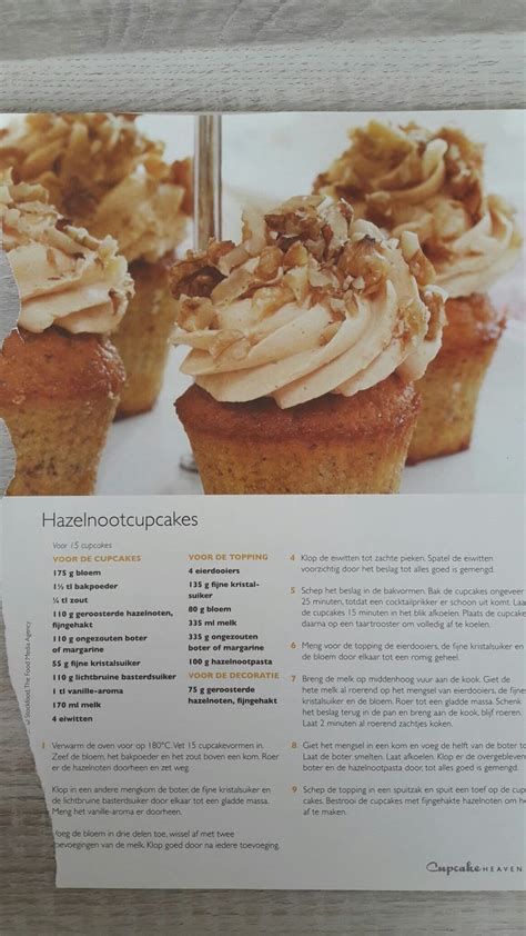 Hazelnoot cupcakes Eten en drinken Eten Taart ideeën