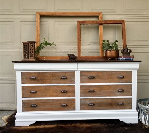 20 White Dresser Stained Drawers