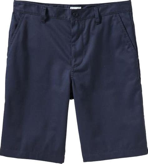 Old Navy Flatfront Khaki Shorts 10 In Blue For Men Classic Navy Lyst