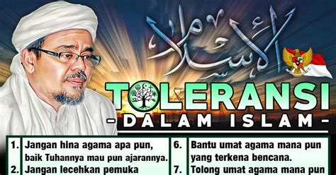 Kita memiliki masyarakat yang mampu saling menghargai agama, kepercayaan, dan adat istiadat. PENTING! TOLERANSI DALAM ISLAM & BATASANNYA - PORTAL ISLAM
