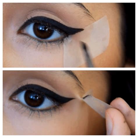 Tip Secret To Perfect Winged Eyeliner Perfect Winged Eyeliner Winged Eyeliner Tutorial Simple