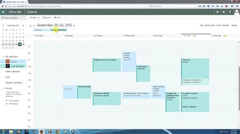 How To Use Office 365 Calendar Youtube