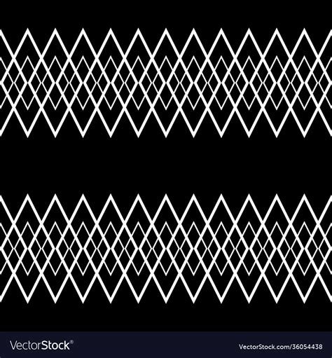 Black And White Tile Pattern Royalty Free Vector Image