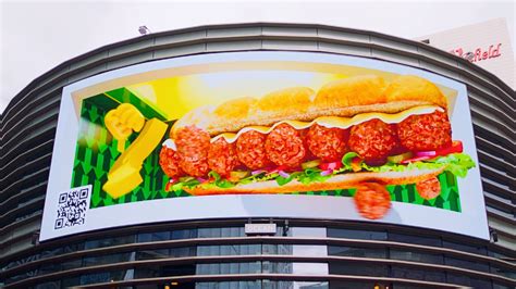 Subway launches first fully interactive 3D billboard by Above+Beyond