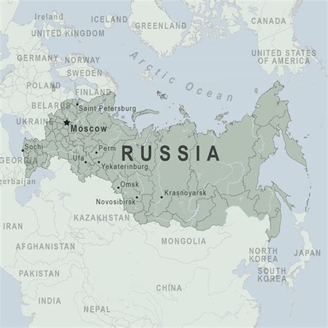 Map Of Russia And Surrounding Areas World Map Sexiz Pix