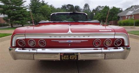 1964 Chevrolet Impala Super Sport Convertible Loaded 327 Four Speed For