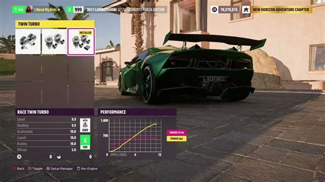 Forza Horizon 5 Grippy Race Tune On Lamborghini Sesto Elemento Forza