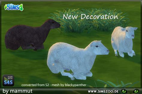 Blackys Sims 4 Zoo Even More Lovely Sheep Details And Download