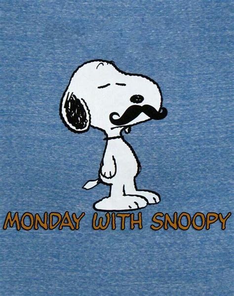 Snoopy Mondays Snoopy Snoopy Love Charlie Brown And Snoopy