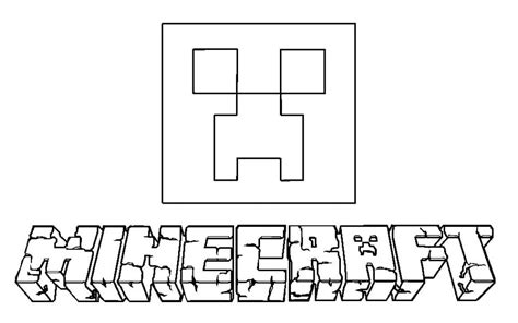Dibujo De Cara De Creeper De Minecraft Para Colorear Dibujos Para