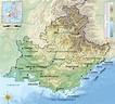 Cartograf.fr : Les régions de France : La Provence-Alpes-Côte d'Azur