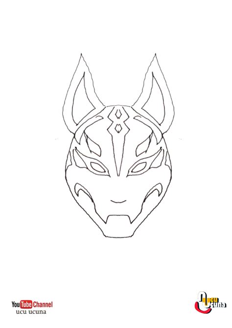 How To Draw Drift S Mask From Fortnite Battle Ro By Ahmetbroge On