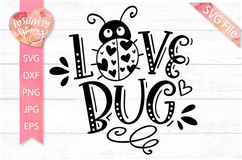 Love Bug Svg Kids Valentine Svg For Baby And Toddler Shirts