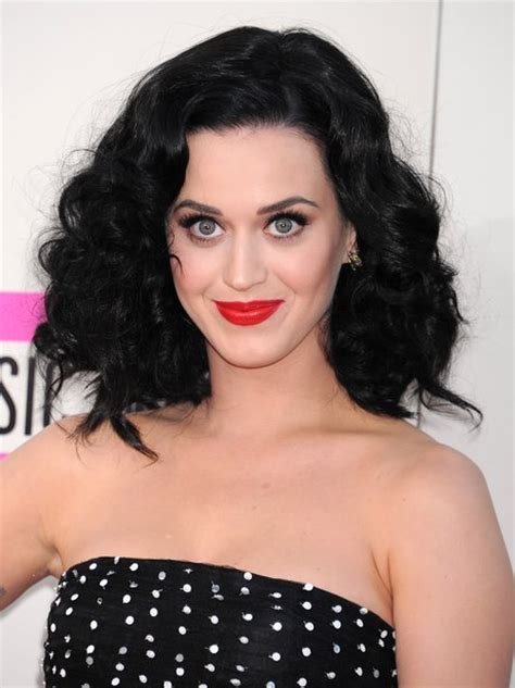 12 Katy Perry Opts For Curly Brunette Locks 20 Of Katy Perrys Best