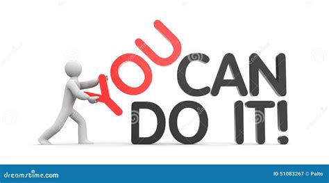 You Can Do It Stock Illustration Illustration Of Background 51083267