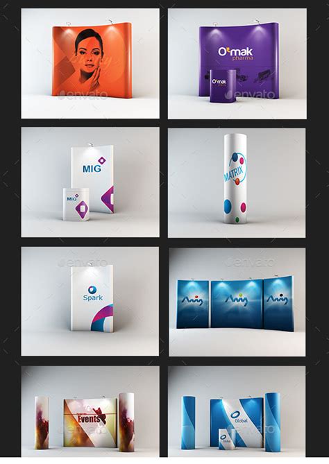 Free for individual and commercial use. Free Trade Show Booth Mock-up in PSD | Free-PSD-Templates