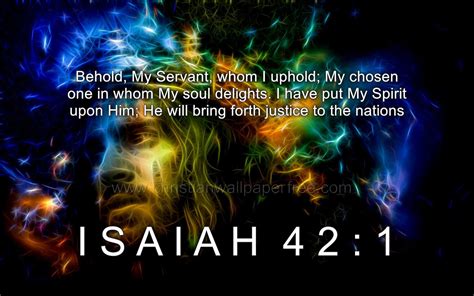 Isaiah 42 Verse 1