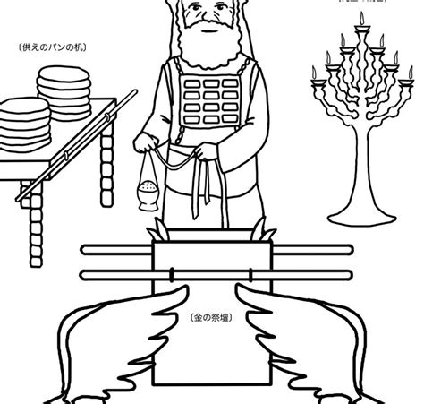 Building The Tabernacle Coloring Page Coloring Pages