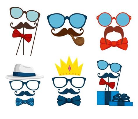 Depende de la densidad del fluido, la altura de la columna de líquido y la gravedad del sitio. Feliz dia del padre con bigote y sombrero | Vector Gratis ...