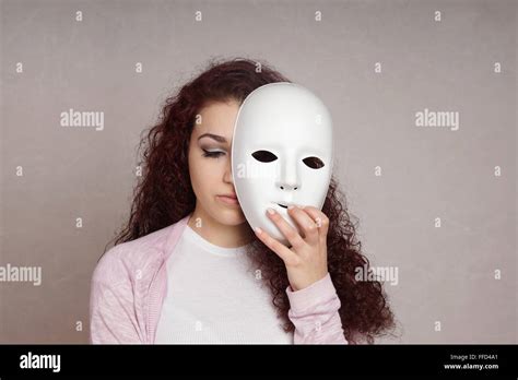 Face Hide Mask Hi Res Stock Photography And Images Alamy