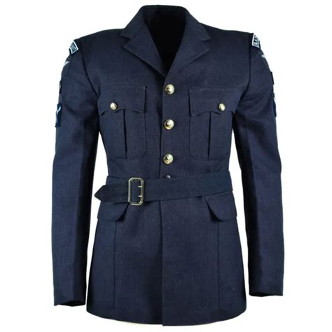 Genuine British Army Uniform Air Force Raf Formal Jacket Blue Military