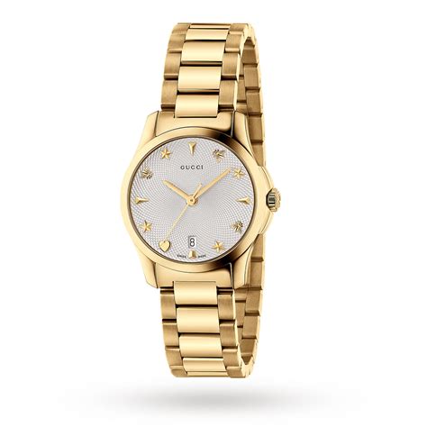 Gucci G Timeless Gold Pvd Watch Ya126576 Ladies Watches Watches