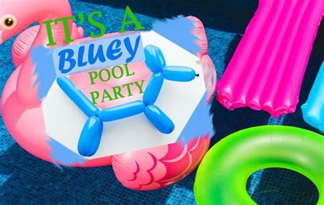 Its A Bluey Pool Party Read And Dance And Lots Of Fun Small Online