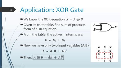 Xor Gate Properties And Equations Youtube