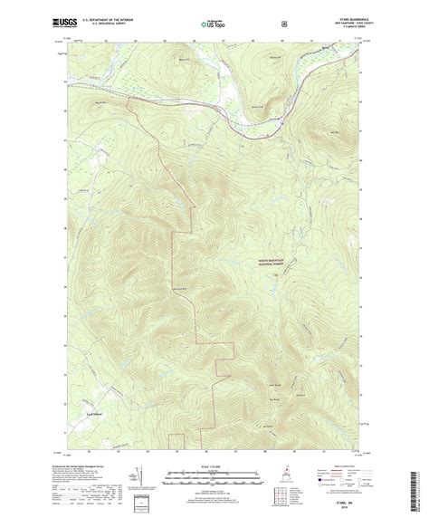 Mytopo Stark New Hampshire Usgs Quad Topo Map