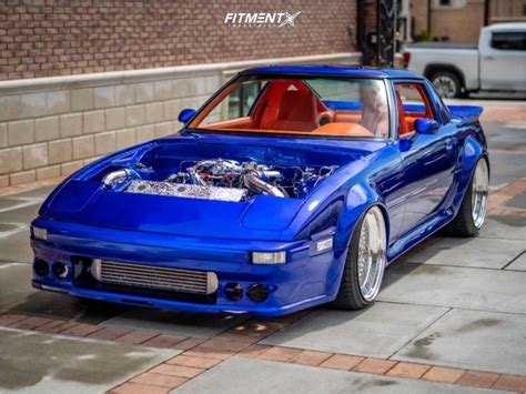 1985 Mazda Rx 7 Gsl Se With 18x125 Bbs Rs And Michelin 235x35 On Air