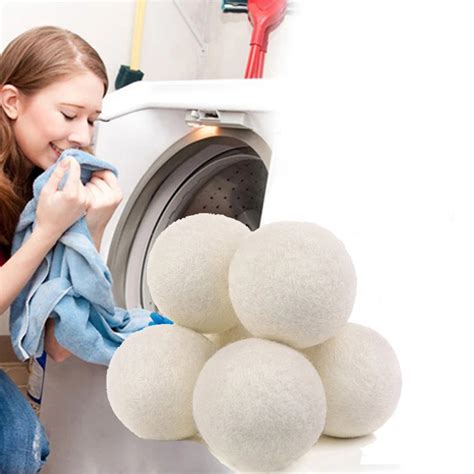 3pcs handy laundry sheep wool felt dryer balls laundry balls natural reusable saves drying time