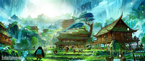 Look Dreamworks Animation Releases ‘kung Fu Panda 3 Concept Art