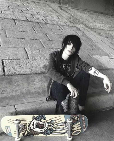 Johnnie Guilbert And Skateboard Cute Emo Guys Our World Away Emo People