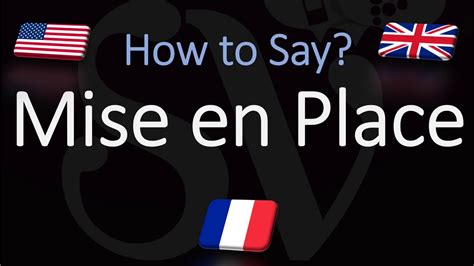 How To Pronounce Mise En Place Correctly French Cooking Term