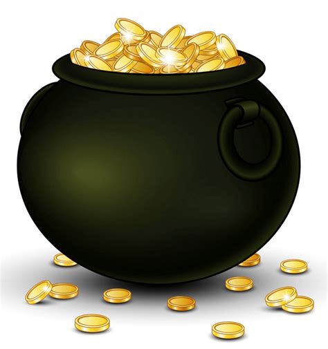 Pot Of Gold Clipart Free Clipart World