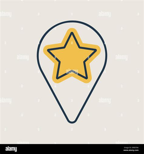 Star Favorite Pin Map Icon Map Pointer Map Markers Navigation Sign