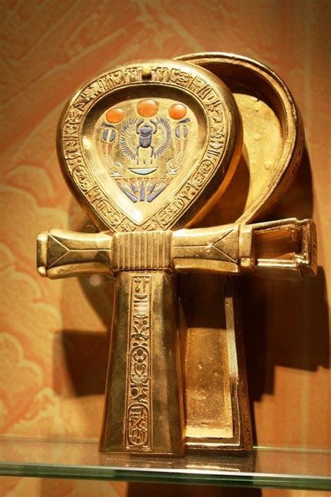 Ankh Key Of Life Found In King Tuts Tomb The Top When Turned Is A