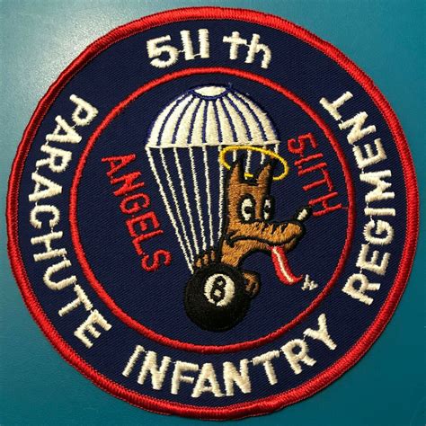 511th Parachute Infantry Regiment Angels Usa United States Us Army Patch Us Army Patches Army