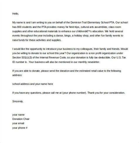 9 Fundraising Letter Templates Free Sample Example Format Download