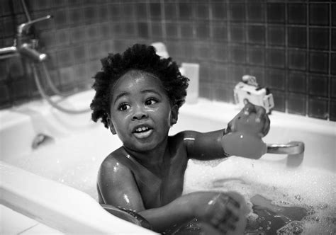 Premium Image By Bathing Kids Black And White