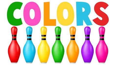 Learn Colors With Colors Bowling Game Learning Colors