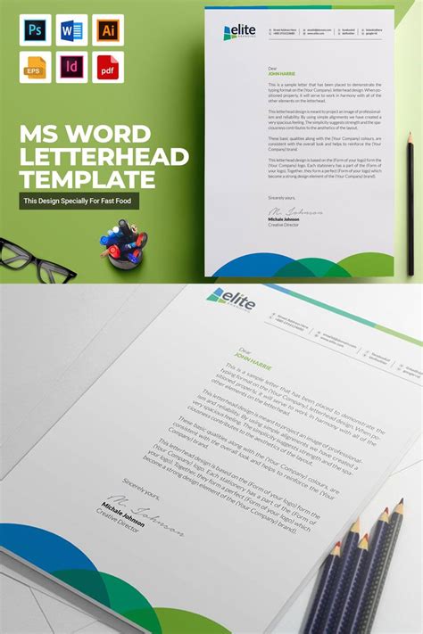 Everything you need to know to make your letterhead legal. MS Word Letterhead Corporate Identity Template #74863 ...