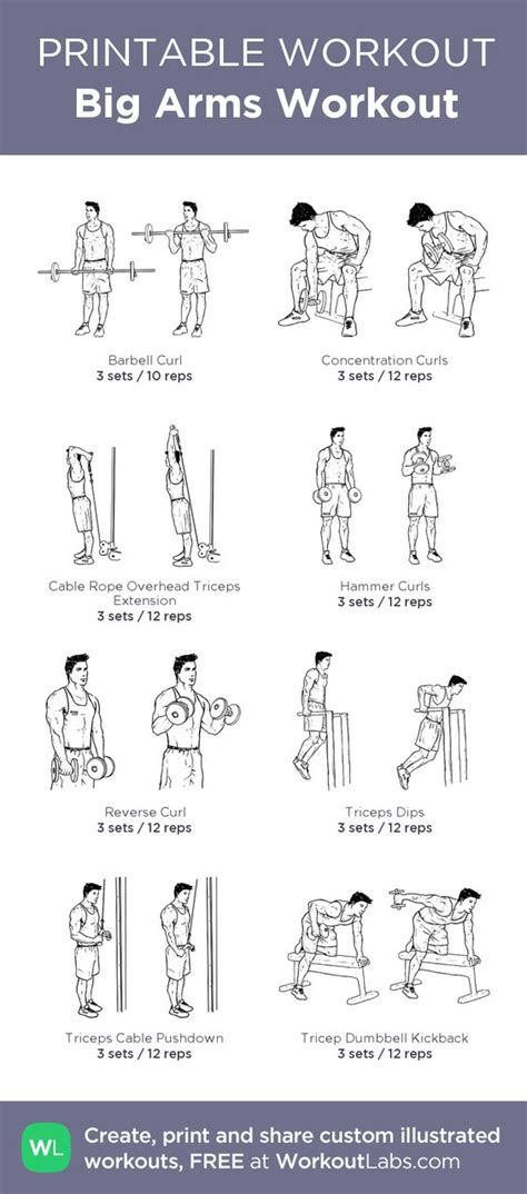 Bodybuilding Figurines Printable Workout For Bodybuilders Workout