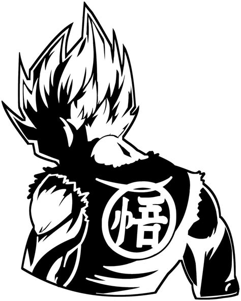 Related pngs with dragon ball super logo png. Dragon Ball Z (DBZ) - Goku - Super Saiyan Anime Decal - KyokoVinyl