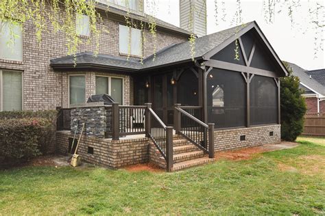 Rustic Style Screened Porch Addition Solid Construction