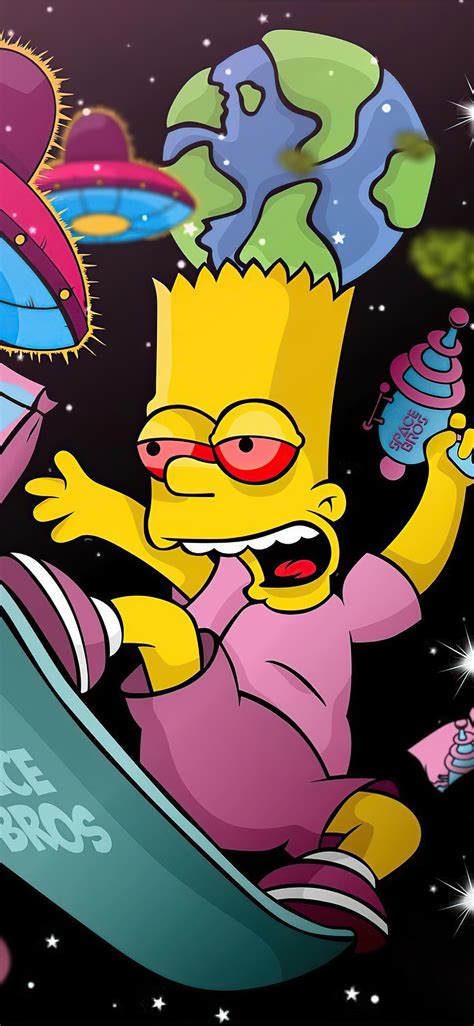 1125x2436 Bart Simpson Got High 5k Iphone Xs Iphone 10 Iphone X Hd 4k Wallpapers Images