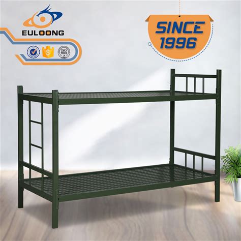 Army Bedgreen Double Bunk Bedadult Metal Bedsteel Frame Bunk Beds